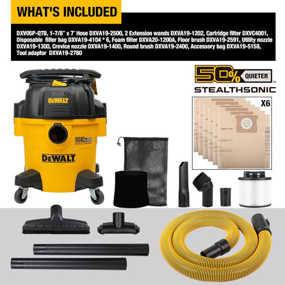 Aspirapolvere Wet & Dry 5 Galloni DXV05P-QTB